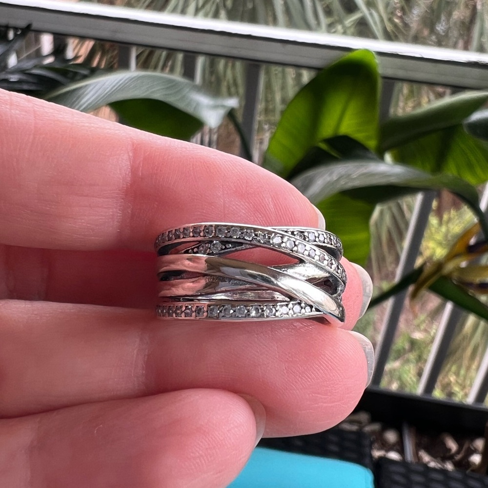 Pandora Entwined Ring, Size 8.25 - Picture 3 of 12
